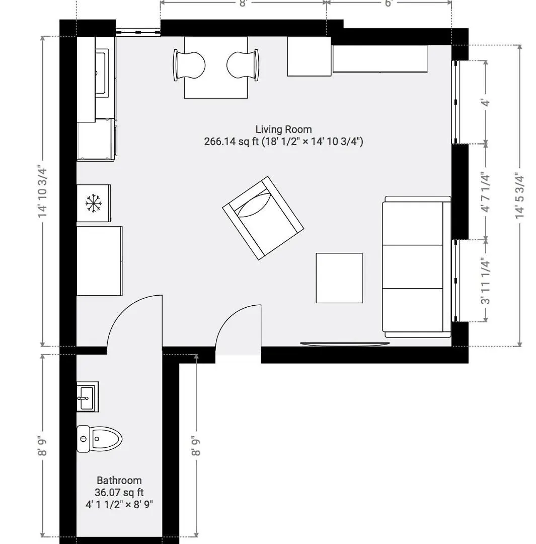 Small Studio Arnold Nottingham Apartment